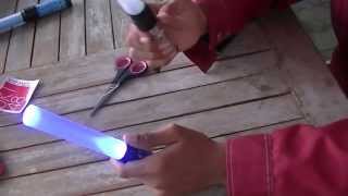 Cara Membuat LightStick kocak how to make lightstick simple [upl. by Rakel]