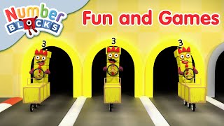 Numberblocks  Fun and Games  Learn to Count [upl. by Gabriela114]