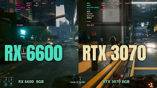 RX 6600 vs RTX 3070 1440p gaming [upl. by Enal2]