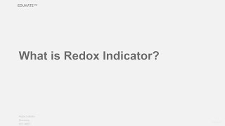 What is Redox Indicator [upl. by Randal]