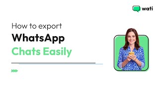 DownloadBackup WhatsApp Chats  How to export WhatsApp Chats easily Step by Step Guide [upl. by Anilasor]