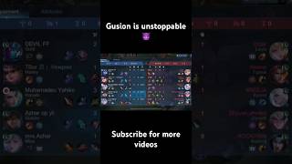 Gusion Mobile legendsmobilelegends gusion shortmlbb shorts mlbb ml [upl. by Sidoeht]