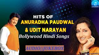 Best of Udit Narayan amp Anuradha Paudwal bollywood hindi Jukebox Songs [upl. by Noitna221]