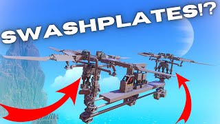 I Made a Swashplate Helicopter In Trailmakers [upl. by Royce]