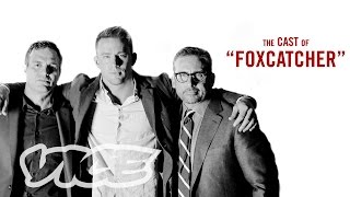 Steve Carell Channing Tatum amp Mark Ruffalo VICE Meets the Cast of Foxcatcher [upl. by Cr]