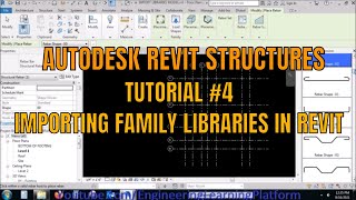 How to import families in Revit  Family Libraries [upl. by Yelsel225]