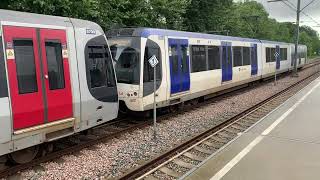 I spotted a metro this morning in the Rotterdam region in the Netherlands I saw a RandstadRail metro [upl. by Eicnarf336]