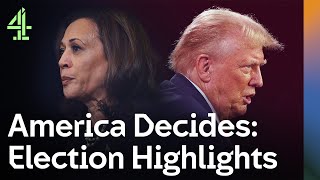 Biggest Moments from the 2024 US Presidential Election  America Decides Highlights  Channel 4 [upl. by Hurty]