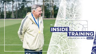 INSIDE TRAINING  SAM ALLARDYCE FIRST SESSION AT THORP ARCH [upl. by Adnor]