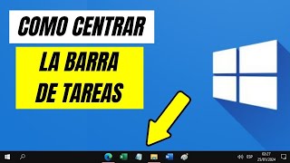 Centrar Iconos de la barra de tareas en Windows 10 [upl. by Yrojram]