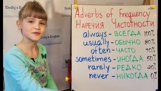 Английский для всех Adverbs of Frequency Наречия Частотности [upl. by Conner895]