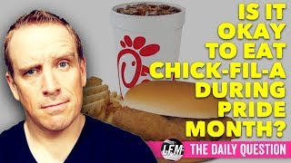 Is it okay to eat ChickfilA during Pride Month [upl. by Shanley]