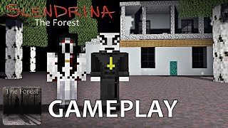 SLENDRINA THE FOREST MINECRAFT GAMEPLAY [upl. by Anala728]