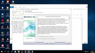 cara instal eviews 10 [upl. by Ailgna695]