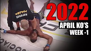 MMA amp Boxing Knockouts I April 2022 Week 1 [upl. by Lam402]