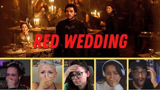 Reactors Reaction to the RED WEDDING in Game of Thrones 3x9  The Rains of Castamere [upl. by Eniladam]