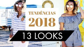 TENDÃŠNCIAS VERÃƒO 2018 EM 13 LOOKS  CÃ CAVALCANTE  CONSULTORIA DE IMAGEM [upl. by Iaka]