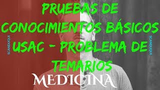 Pruebas de Conocimientos Básicos USAC  Problema de Temarios MatemáticasRazonamiento numérico [upl. by Bonar]