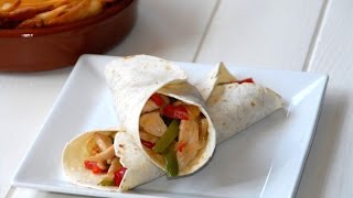 Como hacer fajitas de pollo mexicanas  Receta paso a paso [upl. by Fem957]