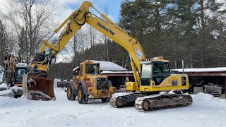 Köp Grävmaskin Komatsu PC 210 LC på Klaravik [upl. by Lodi]