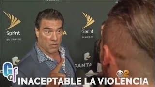 Mexican Soap Star Gives New Meaning To Red Carpet After Slapping Reporter [upl. by Aihsei]