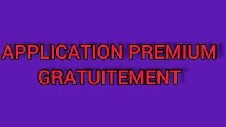 Utiliser application premium  payante gratuitement astuce [upl. by Beane149]