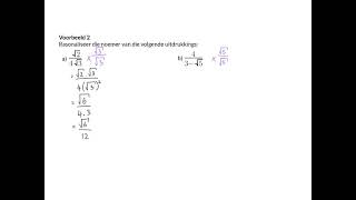 07 Rasionalisering van die noemer [upl. by Dnomyad]