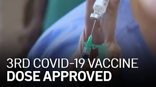 Immunocompromised Patients React After Third COVID19 Vaccine Dose Approval [upl. by Laure588]