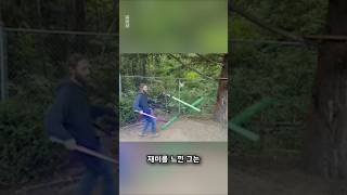 나무에 매달린 라이트세이버들과의 전투 lightsaber🤺 [upl. by Geffner]