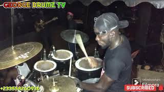 The Youngest HiLife Drummer Ever George Drumz With Sweet Jamming With Diwomere Band [upl. by Rhys111]