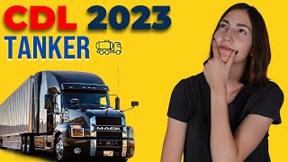 CDL Tanker Test 2023 60 Questions with Explained Answers [upl. by Farnham616]