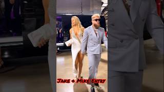 Jake Paul🔥Mike Tyson Entry shorts victoryvision [upl. by Ynattir748]