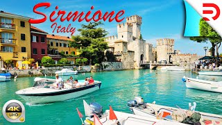 Sirmione  Italy  Eploring Sirmione by Lake Garda with Swimming Competition  4K  UHD [upl. by Alekim]