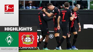 B04 Remains Top Of The Table  SV Werder Bremen  Bayer 04 Leverkusen 03  MD12 – Bundesliga 2324 [upl. by Llenol]