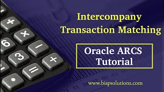 Oracle ARCS Intercompany Transaction Matching  Oracle Account Reconciliation Cloud Service  ARCS [upl. by Aikehs]