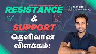 Support and Resistance Trading strategy in Tamil  Trading for beginners in Tamil  Trading in Tamil [upl. by Merete777]