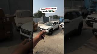 New brezza base model cng ❤️ vlogwithvishal shorts shortsyoutube brezza2022modified brezzacng [upl. by Tica135]