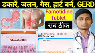 Famotidine tablets ip 40 mg  Famocid tablet uses  famotidine tablet uses in hindi [upl. by Elohc600]