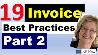 Accounts Payable Best Practices Part 2 Invoices [upl. by Blayne]