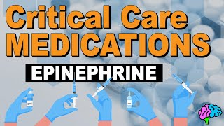 Epinephrine  Critical Care Medications [upl. by Fital219]