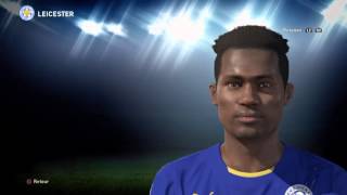 PES 2016 FACES EDITION  Daniel AMARTEY  LEICESTER [upl. by Ansley]