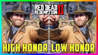 What Happens If Arthur Morgan Tells John To Leave The Gang With HIGH Honor VS LOW Honor In RDR2 [upl. by Nylde]