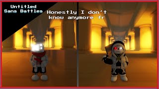 UT Untitled Sans Battles  Aftertale  Cross Sans Rework [upl. by Phonsa423]