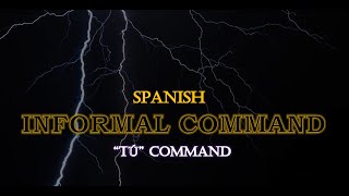 20 INFORMAL COMMAND OR TU COMMAND [upl. by Ayim808]