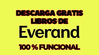 DESCARGA LIBROS GRATIS DE EVERAND SCRIBD METODO 100 FUNCIONAL NOVIEMBRE DE 2023 [upl. by Leo]