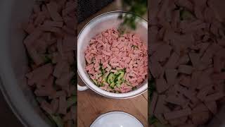 okroshka rezept food sommer окрошка [upl. by Orpah]