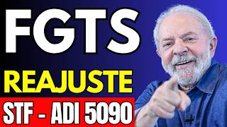 NOTICIAS  REAJUSTE DO FGTS APÃ“S DECISÃƒO DO STF REVISÃƒO DO FGTS ADI 5090 CORREÃ‡ÃƒO DOS VALORES [upl. by Mallina]