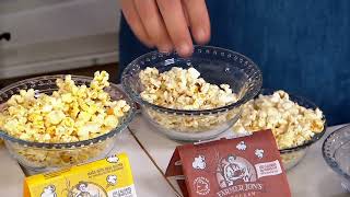 Farmer Jons 15 1oz Mini Microwave Popcorn Bags on QVC [upl. by Eizeerb]