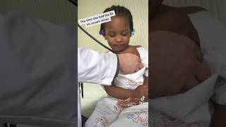 Doctor’s visit gone wrong 😩 blackbabygoals [upl. by Peppi806]