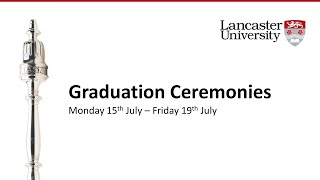 Lancaster University Graduation 430pm Monday 15 July 2024 [upl. by Aney52]